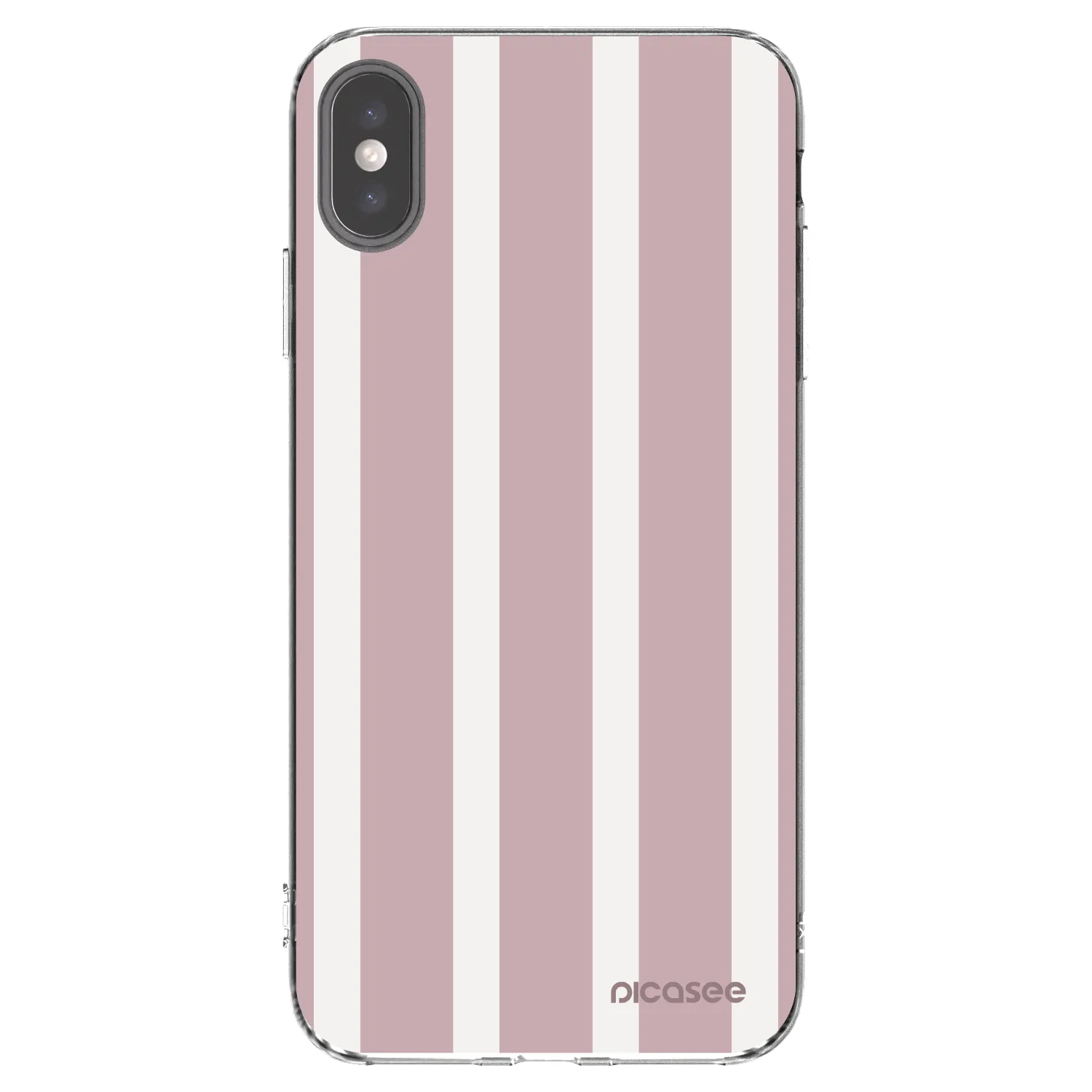 Picasee silikonowe przeźroczyste etui na Apple iPhone XS Max - Velvet sun