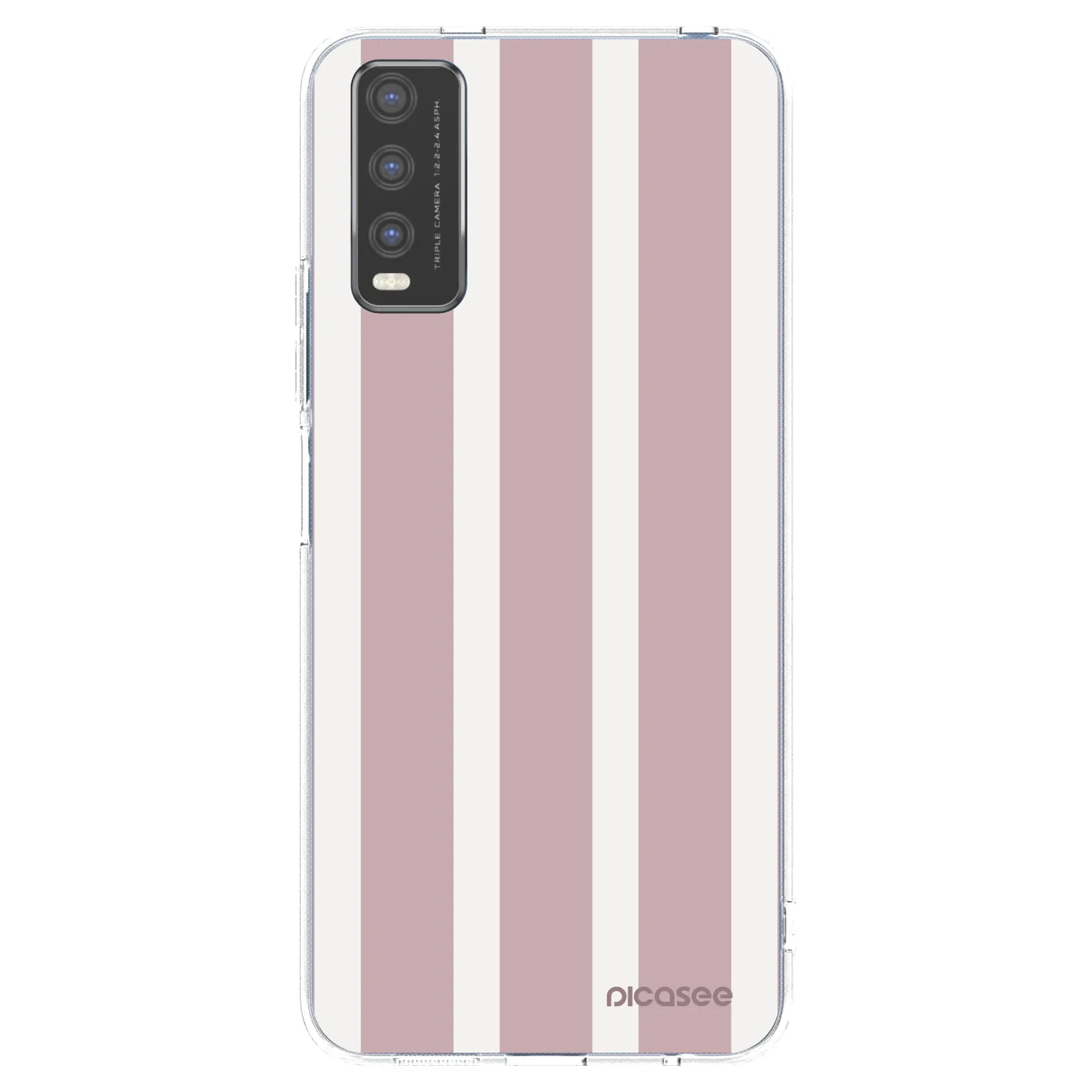 Picasee silikonowe przeźroczyste etui na Vivo Y20s - Velvet sun