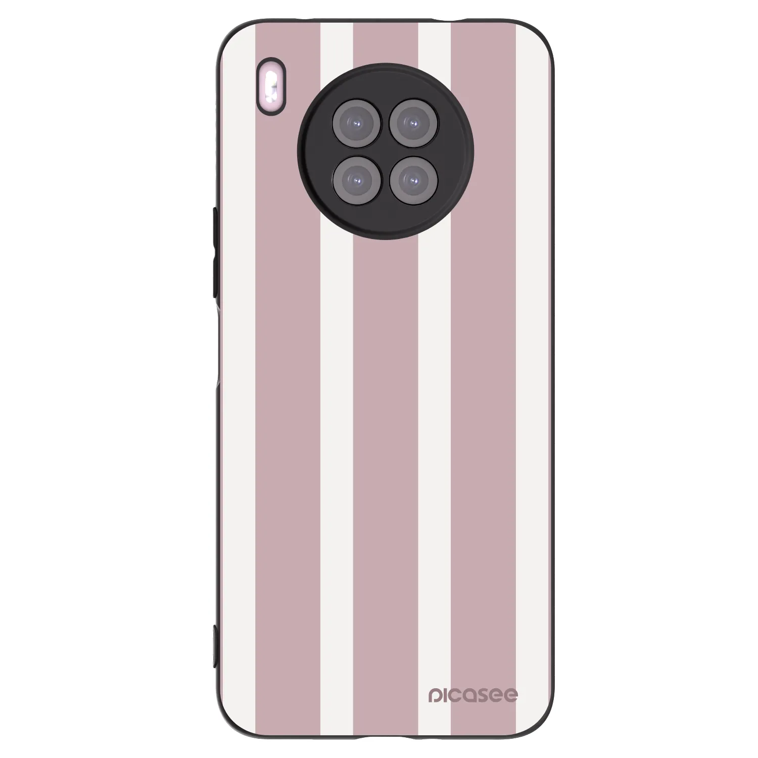 Picasee silikonowe czarne etui na Huawei Nova 8i - Velvet sun