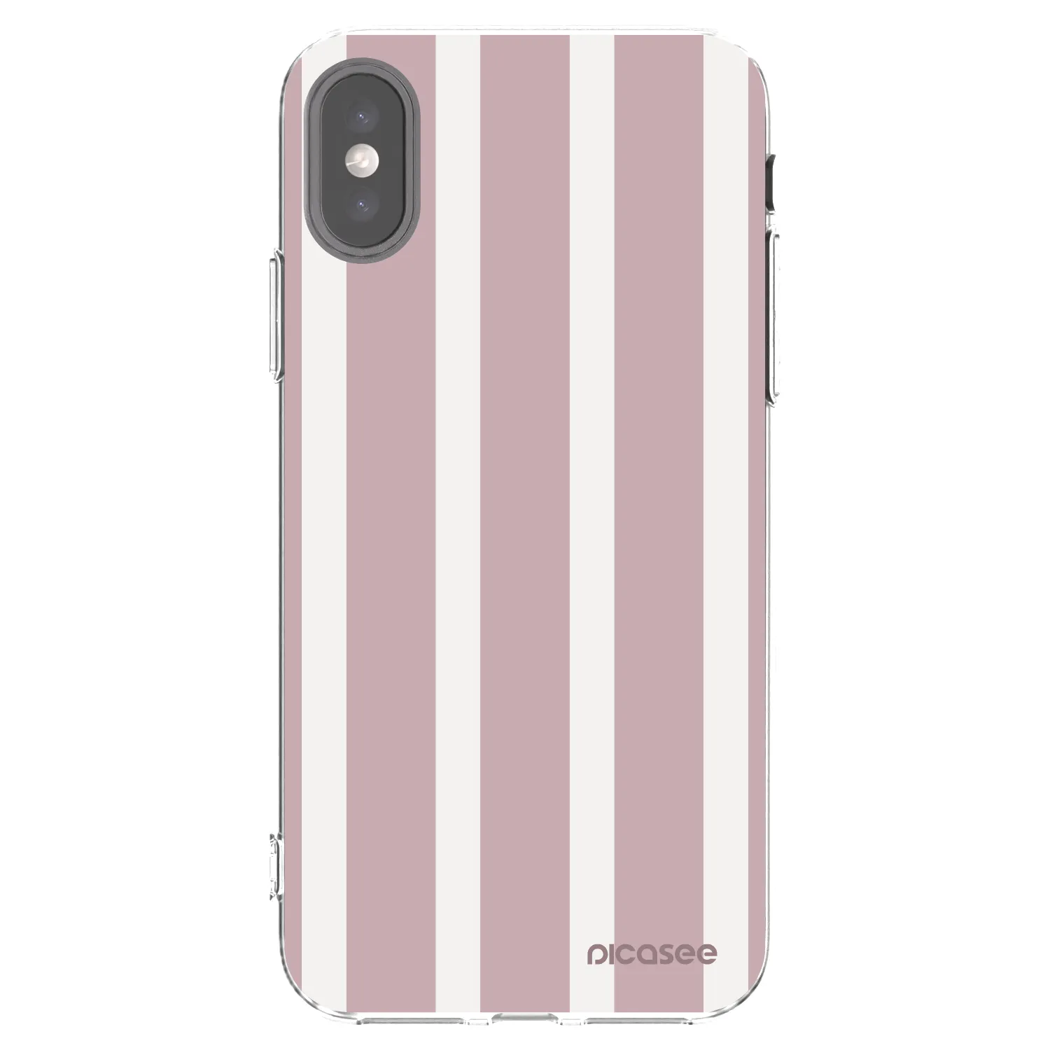 Picasee silikonowe przeźroczyste etui na Apple iPhone X/XS - Velvet sun