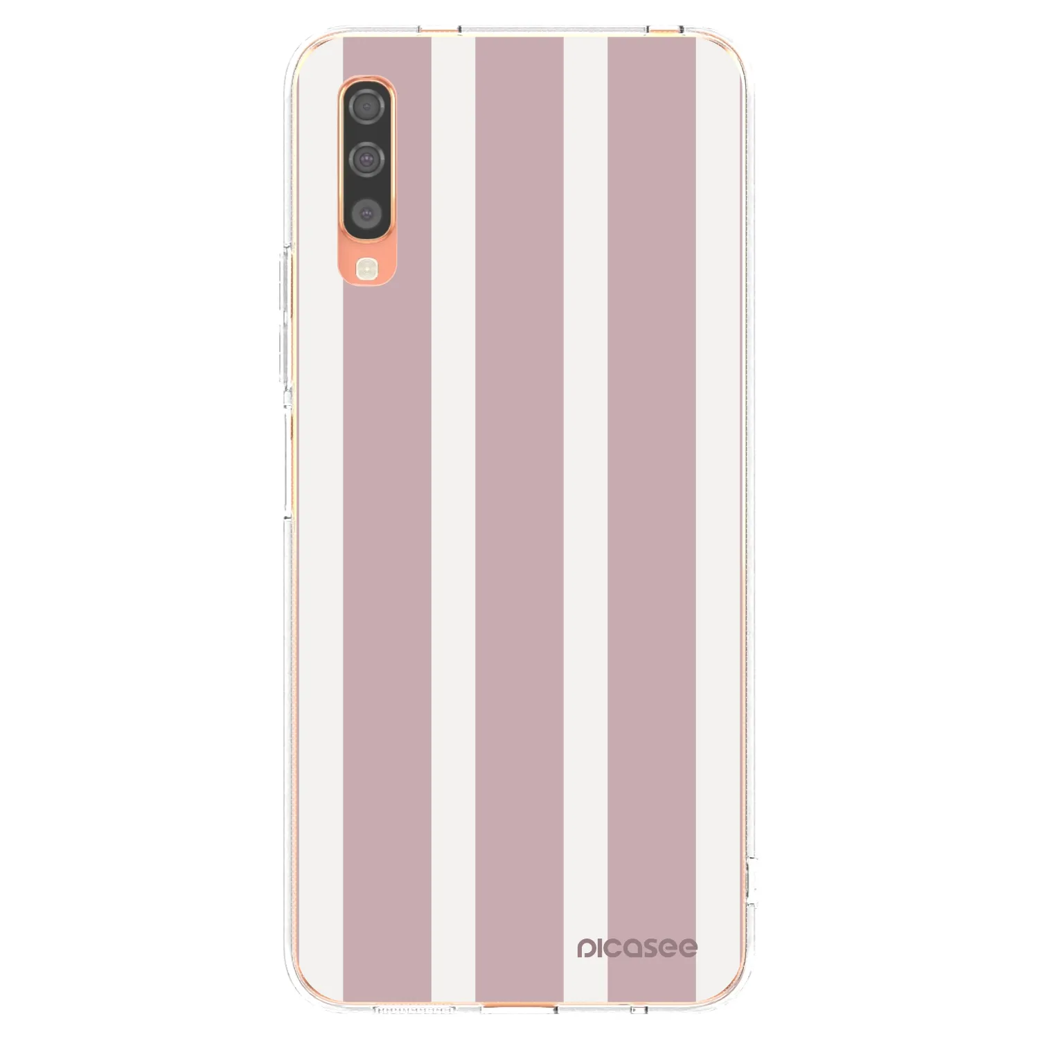 Picasee silikonowe przeźroczyste etui na Samsung Galaxy A70 A705F - Velvet sun