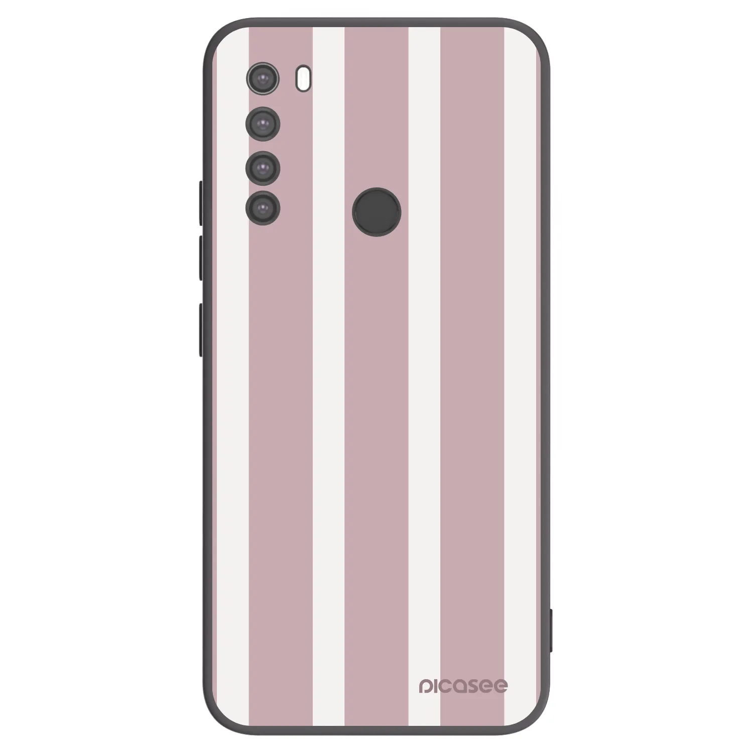 Picasee silikonowe czarne etui na Xiaomi Redmi Note 8 - Velvet sun