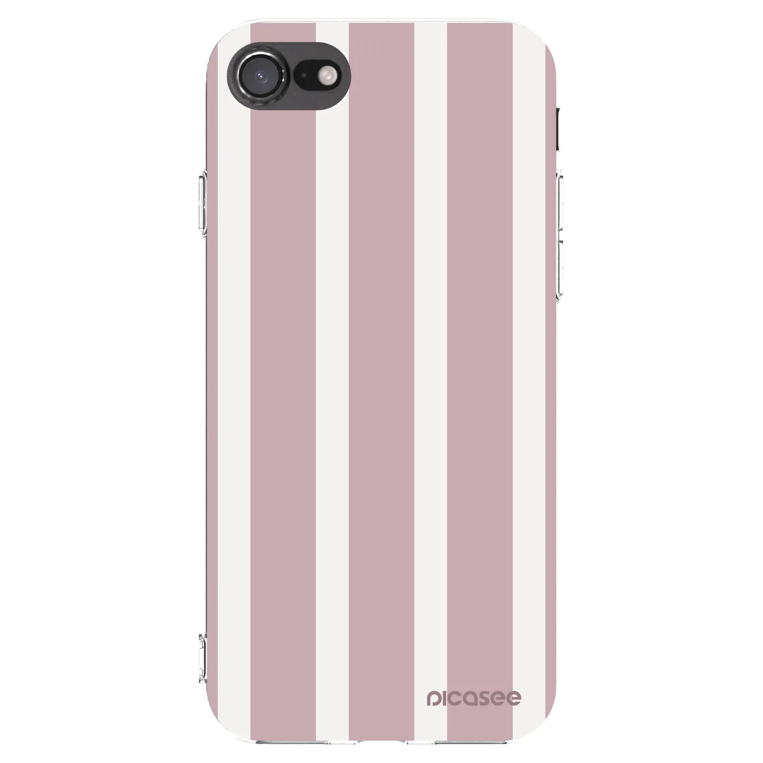 Picasee silikonowe przeźroczyste etui na Apple iPhone SE 2020 - Velvet sun