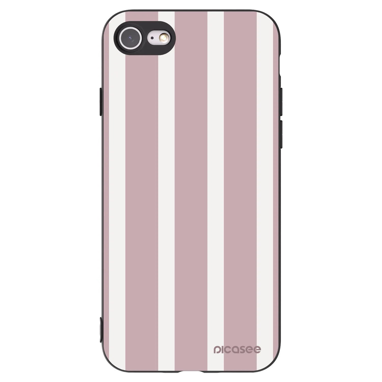 Picasee silikonowe czarne etui na Apple iPhone SE 2020 - Velvet sun