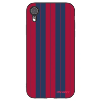 Picasee silikonowe czarne etui na Apple iPhone XR - Yacht club