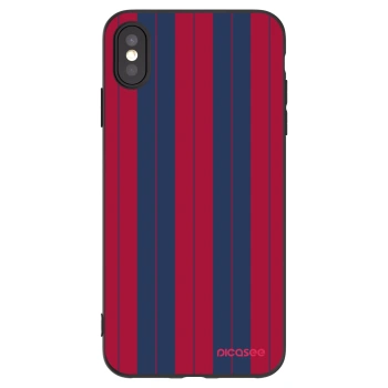 Picasee silikonowe czarne etui na Apple iPhone XS Max - Yacht club