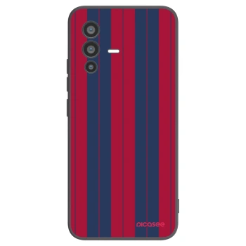 Picasee silikonowe czarne etui na Vivo V23 5G - Yacht club