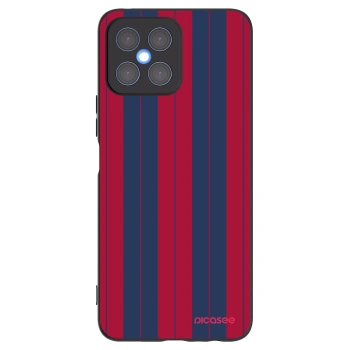Picasee silikonowe czarne etui na Honor X8 4G - Yacht club