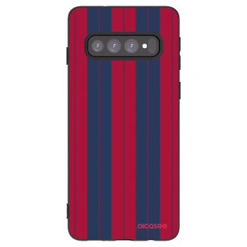 Picasee silikonowe czarne etui na Samsung Galaxy S10 G973 - Yacht club