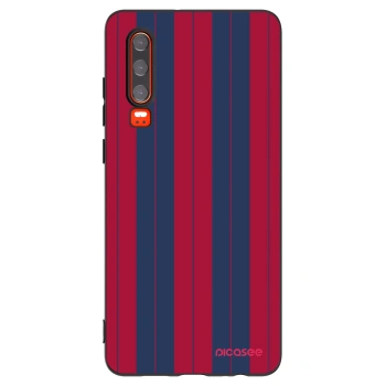 Picasee silikonowe czarne etui na Huawei P30 - Yacht club