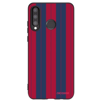 Picasee silikonowe czarne etui na Huawei P30 Lite - Yacht club