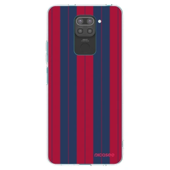 Picasee silikonowe czarne etui na Xiaomi Redmi Note 9 - Yacht club