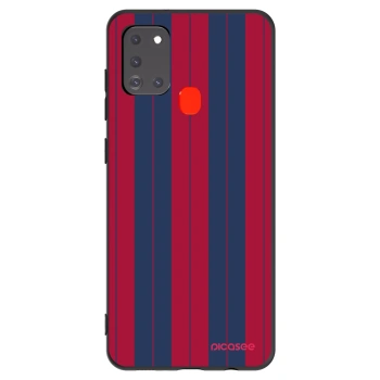 Picasee silikonowe czarne etui na Samsung Galaxy A21s - Yacht club