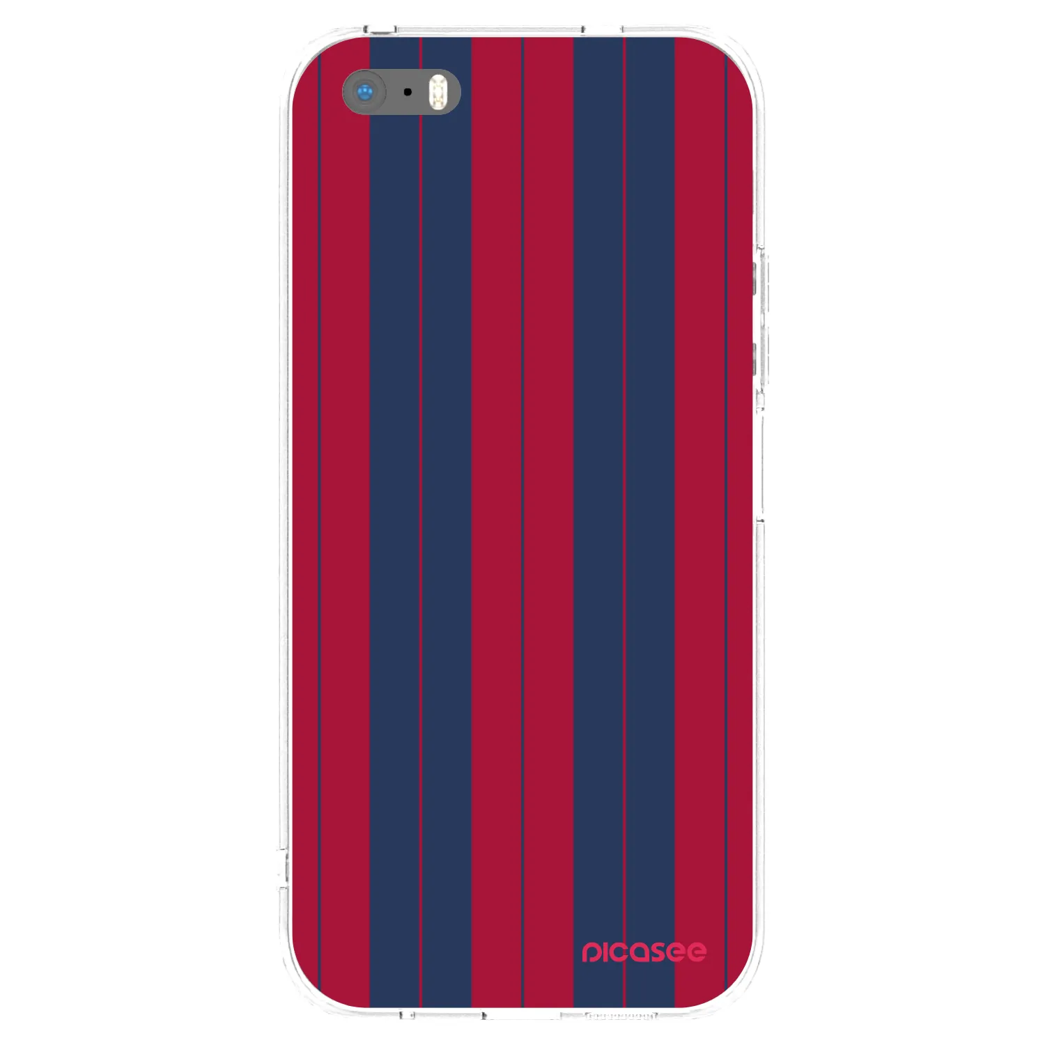 Picasee silikonowe przeźroczyste etui na Apple iPhone 5/5S/SE - Yacht club