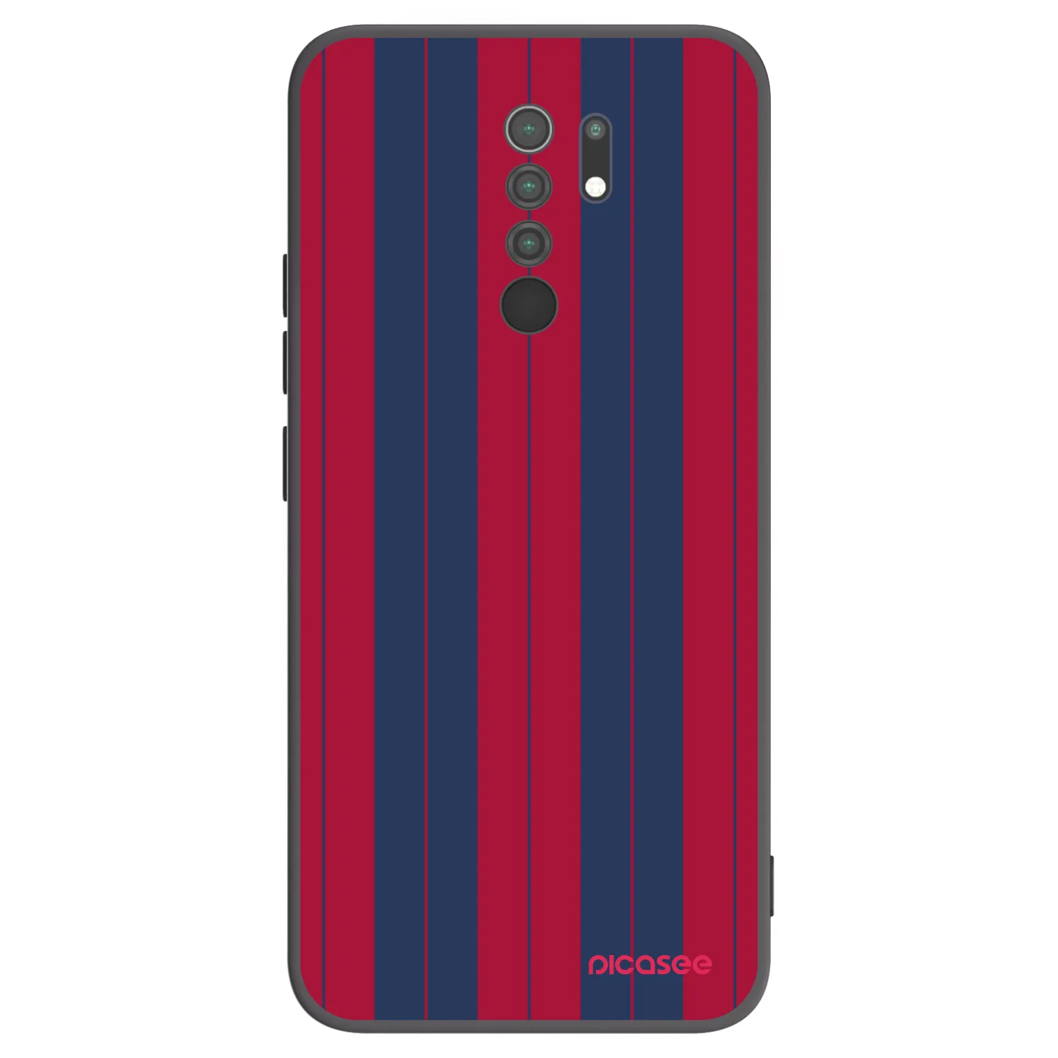 Picasee silikonowe czarne etui na Xiaomi Redmi 9 - Yacht club