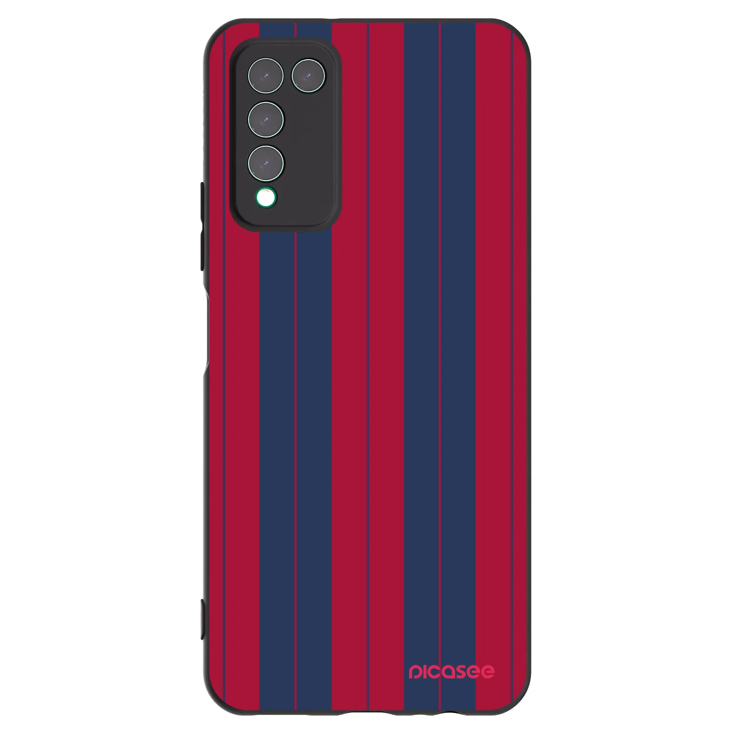 Picasee silikonowe czarne etui na Honor 10X Lite - Yacht club