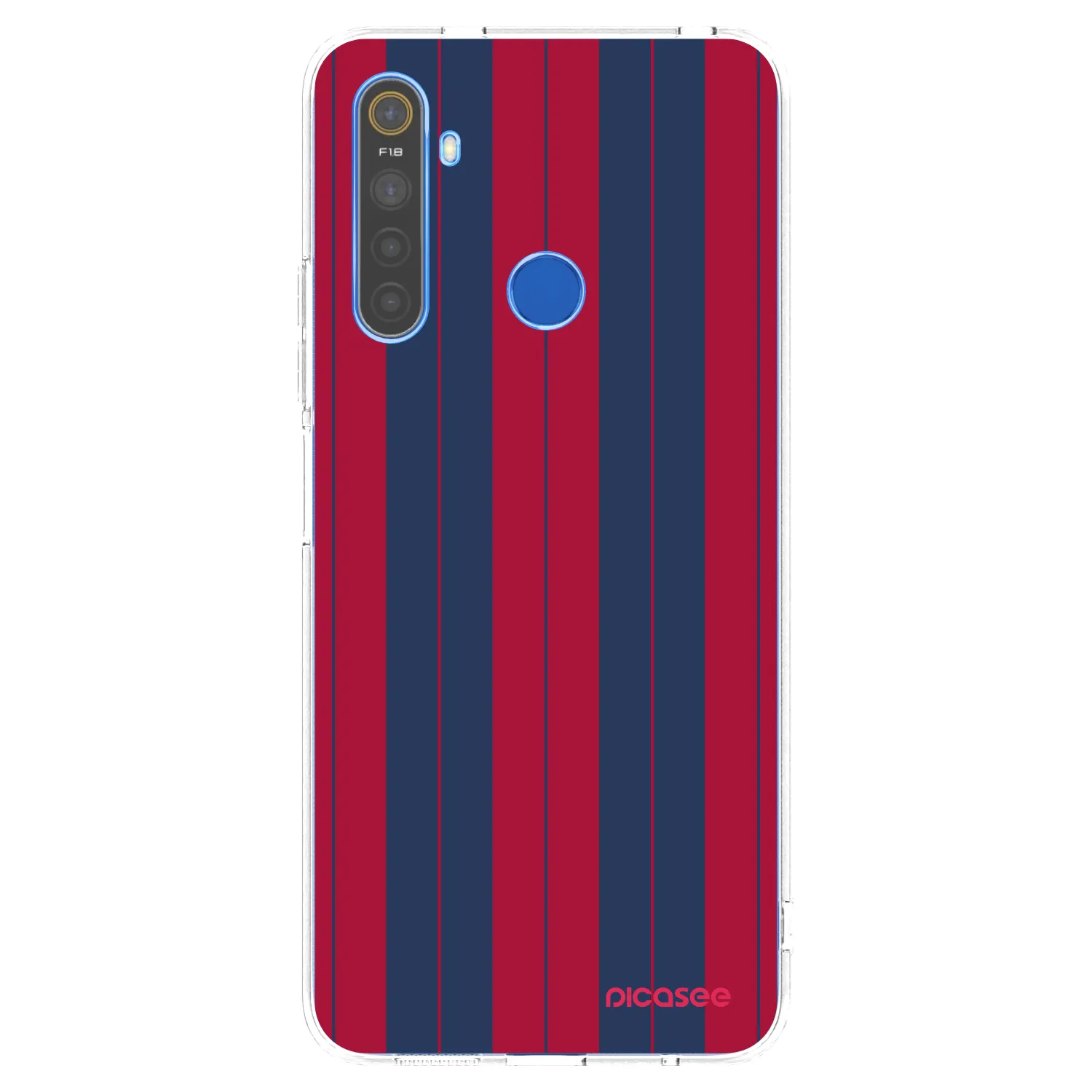 Picasee silikonowe przeźroczyste etui na Realme 5 - Yacht club