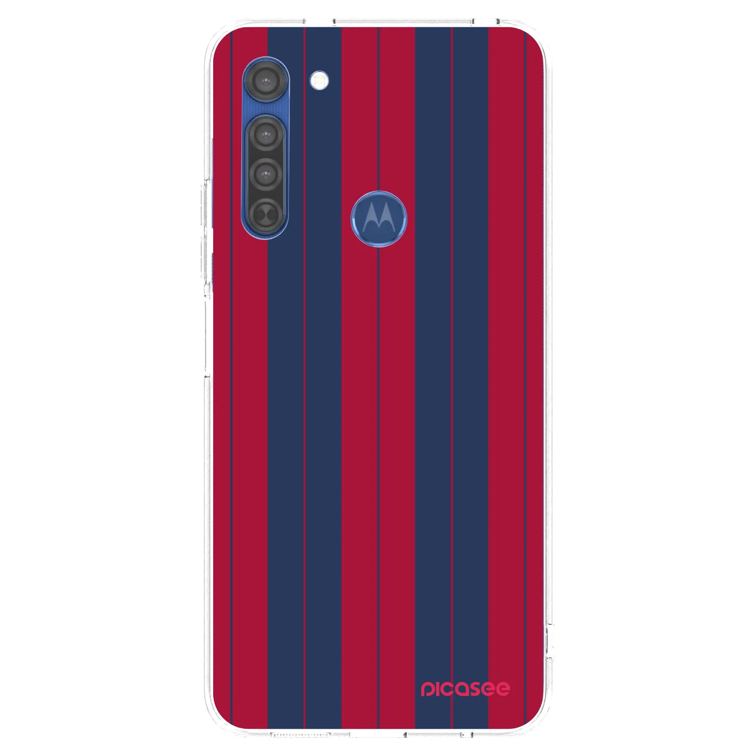 Picasee silikonowe przeźroczyste etui na Motorola Moto G8 - Yacht club