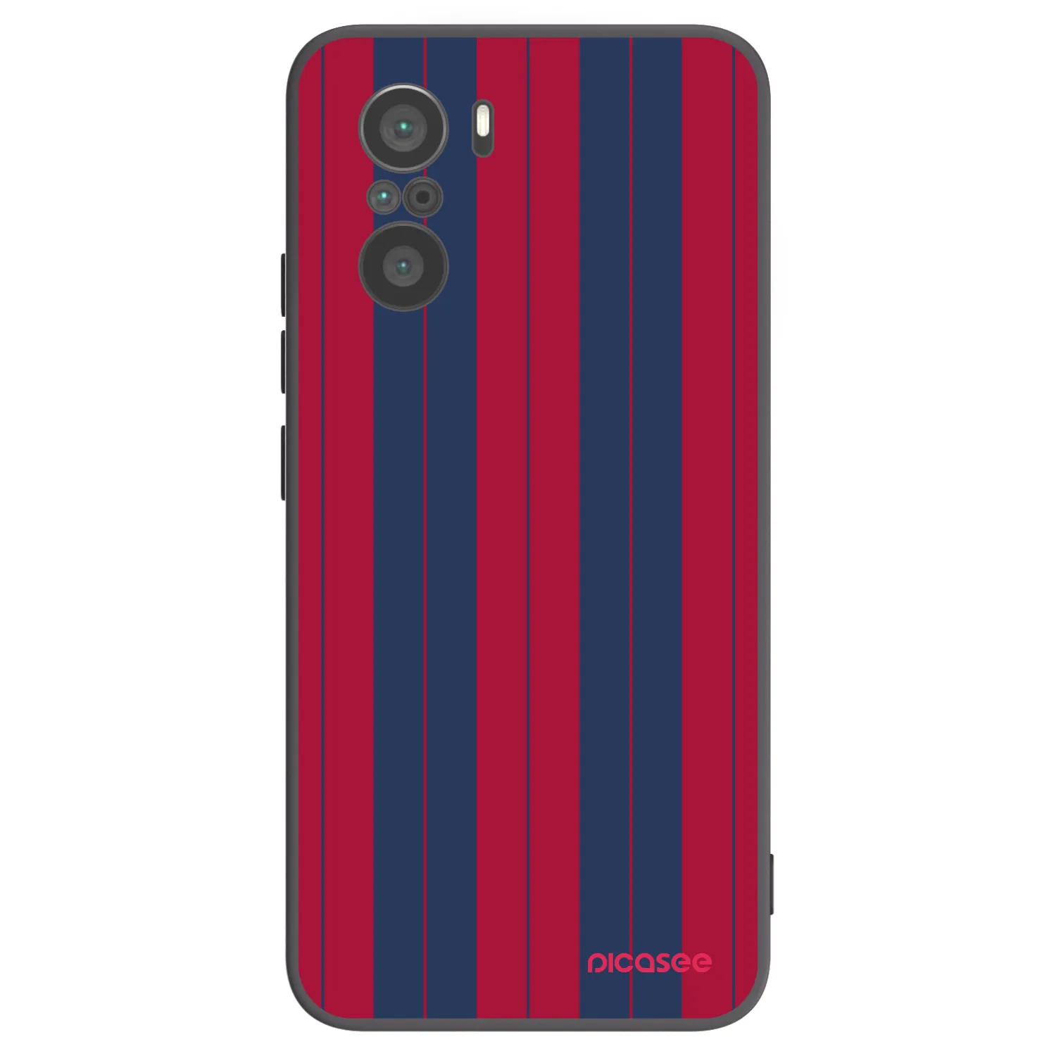 Picasee silikonowe czarne etui na Xiaomi Poco F3 - Yacht club