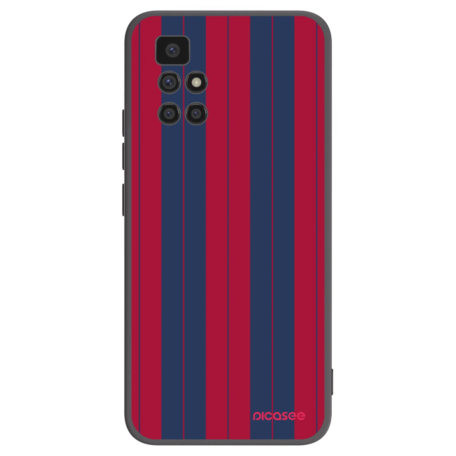 Picasee silikonowe czarne etui na Xiaomi Redmi 10 - Yacht club