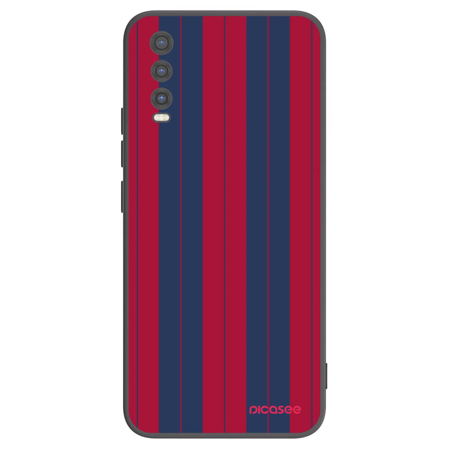 Picasee silikonowe czarne etui na Vivo Y20s - Yacht club