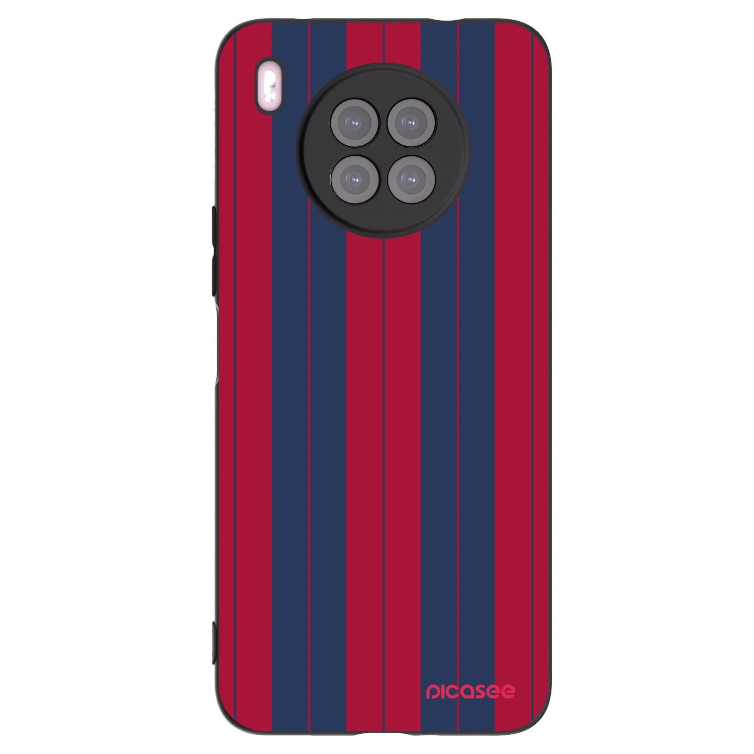 Picasee silikonowe czarne etui na Huawei Nova 8i - Yacht club