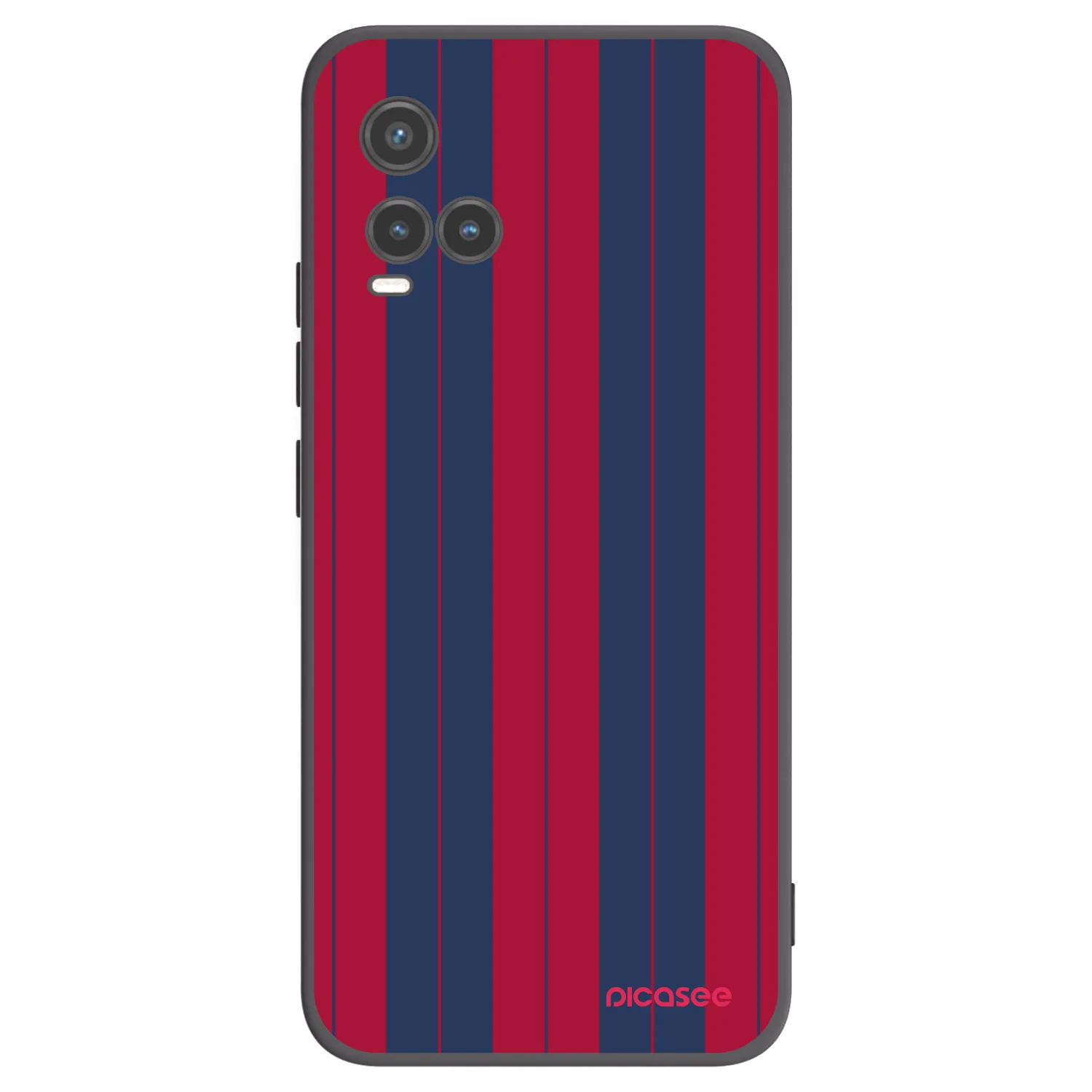 Picasee silikonowe czarne etui na Vivo Y33s - Yacht club