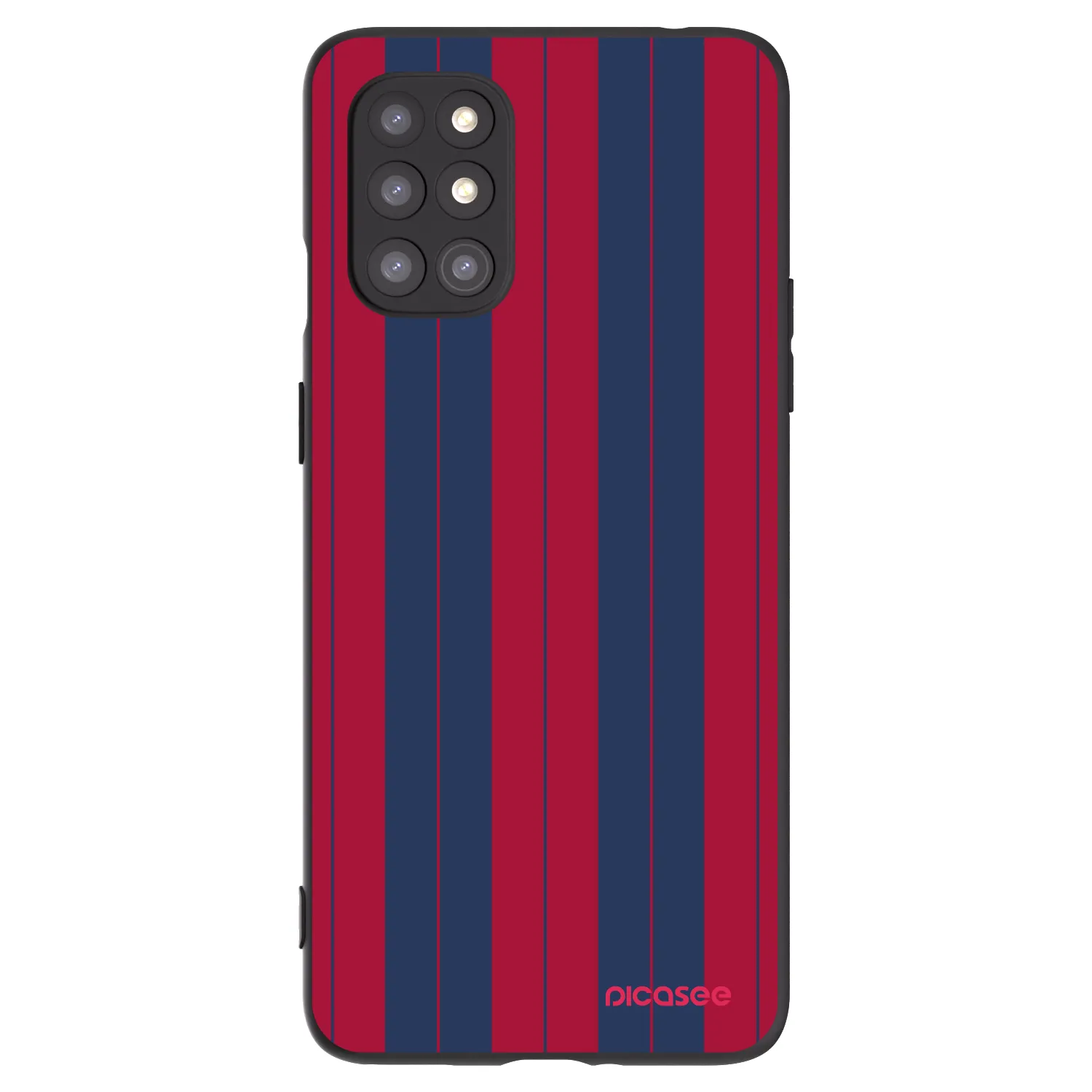 Picasee silikonowe czarne etui na OnePlus 8T - Yacht club