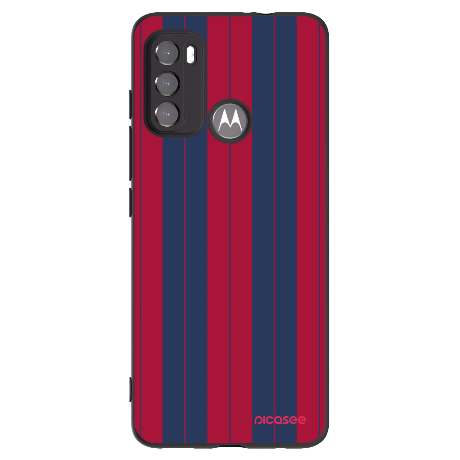 Picasee silikonowe czarne etui na Motorola Moto G60 - Yacht club
