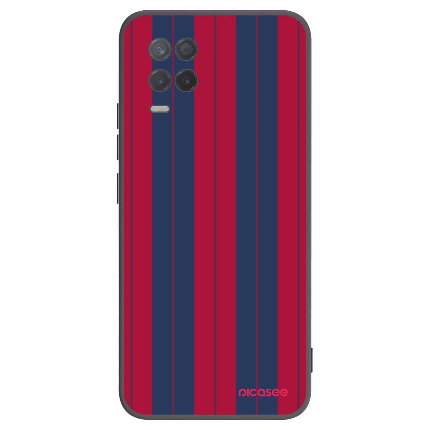 Picasee silikonowe czarne etui na Realme 8 5G - Yacht club