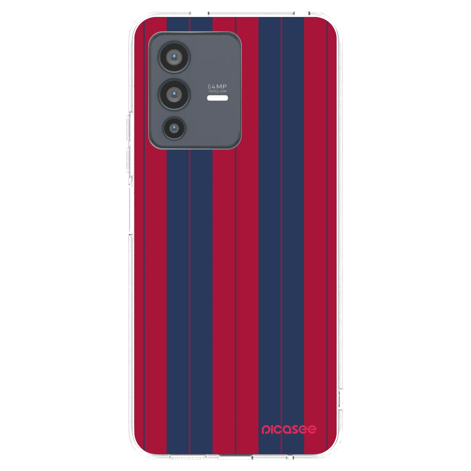 Picasee silikonowe przeźroczyste etui na Vivo V23 5G - Yacht club