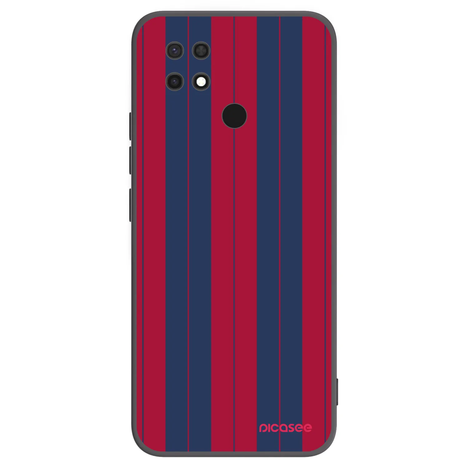 Picasee silikonowe czarne etui na Xiaomi Redmi 10C - Yacht club