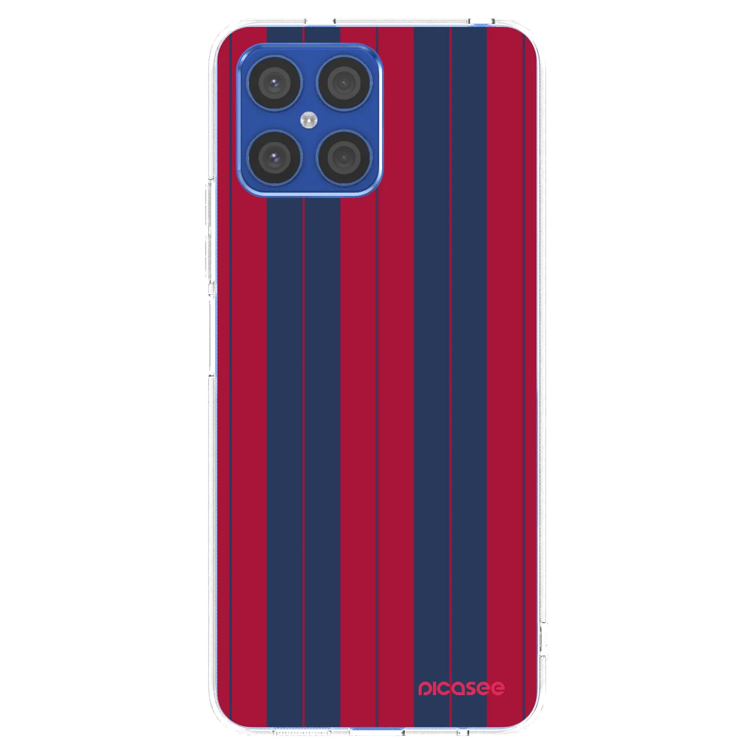 Picasee silikonowe przeźroczyste etui na Honor X8 4G - Yacht club