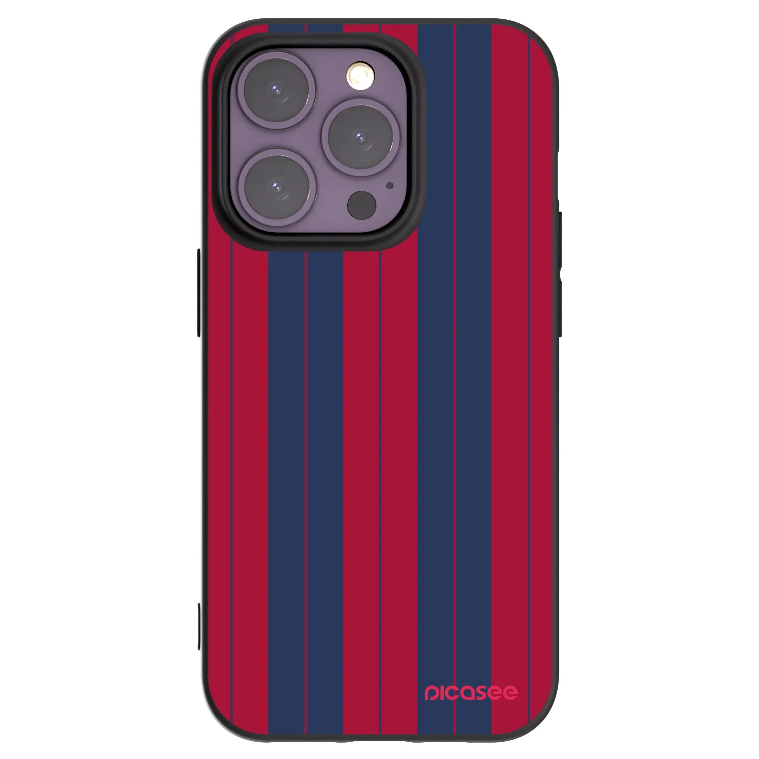 Picasee silikonowe czarne etui na Apple iPhone 14 Pro - Yacht club