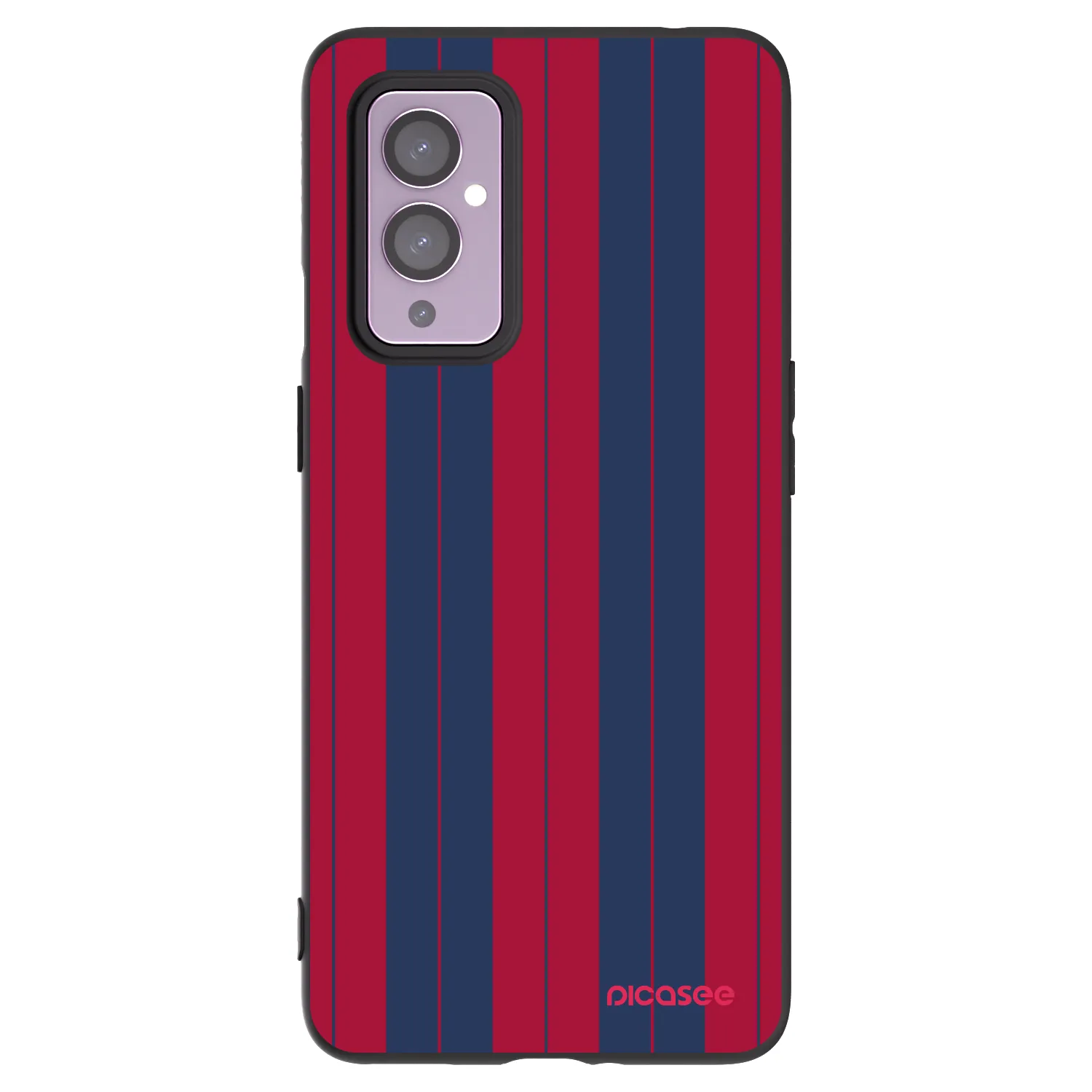Picasee silikonowe czarne etui na OnePlus 9 - Yacht club