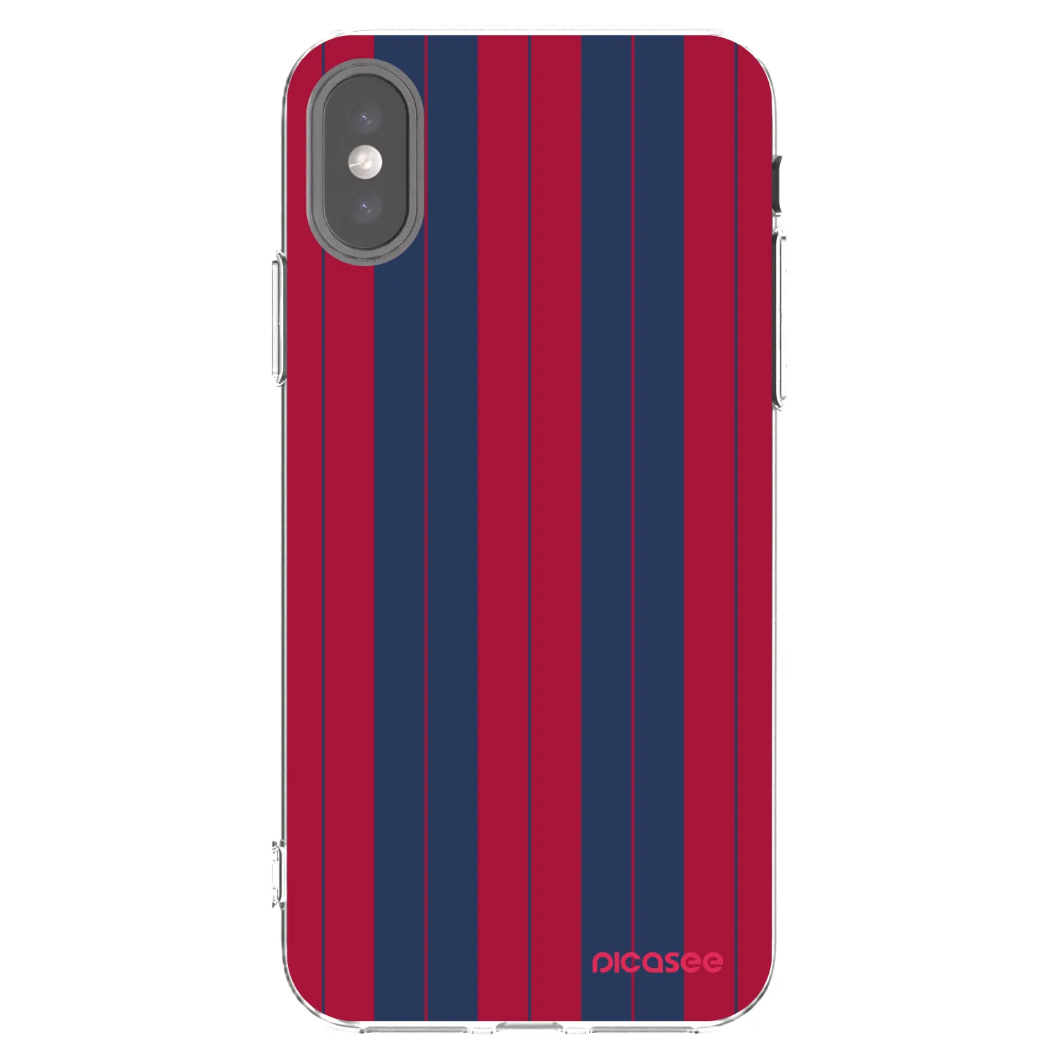 Picasee silikonowe przeźroczyste etui na Apple iPhone X/XS - Yacht club