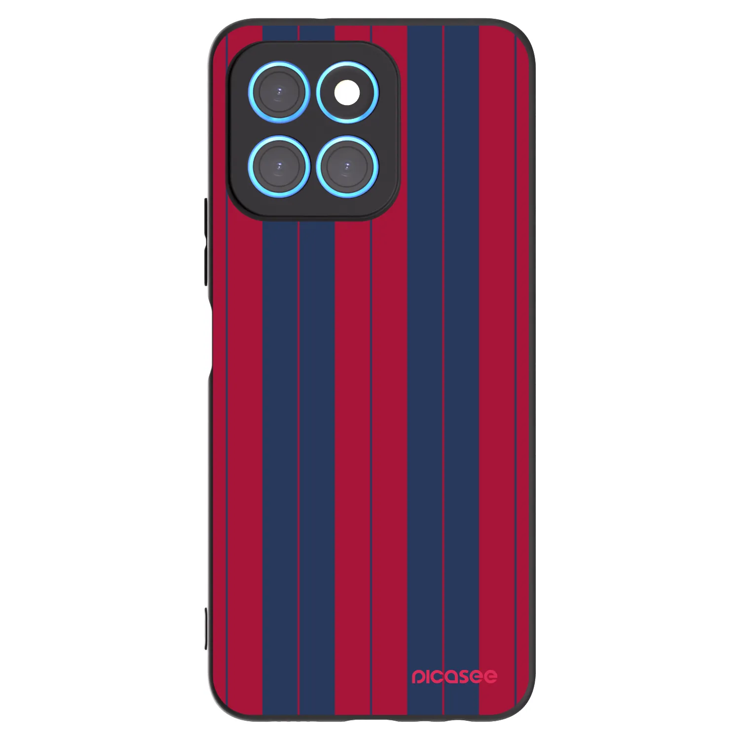 Picasee silikonowe czarne etui na Honor X8 5G - Yacht club
