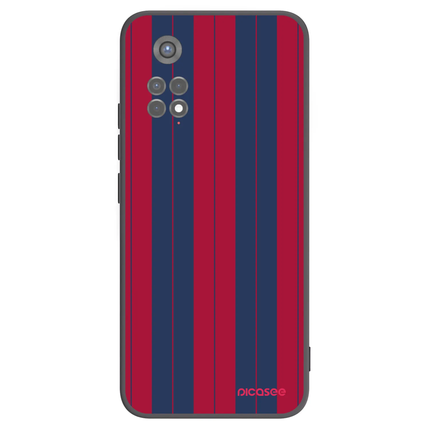 Picasee silikonowe czarne etui na Xiaomi Redmi Note 11S 5G - Yacht club