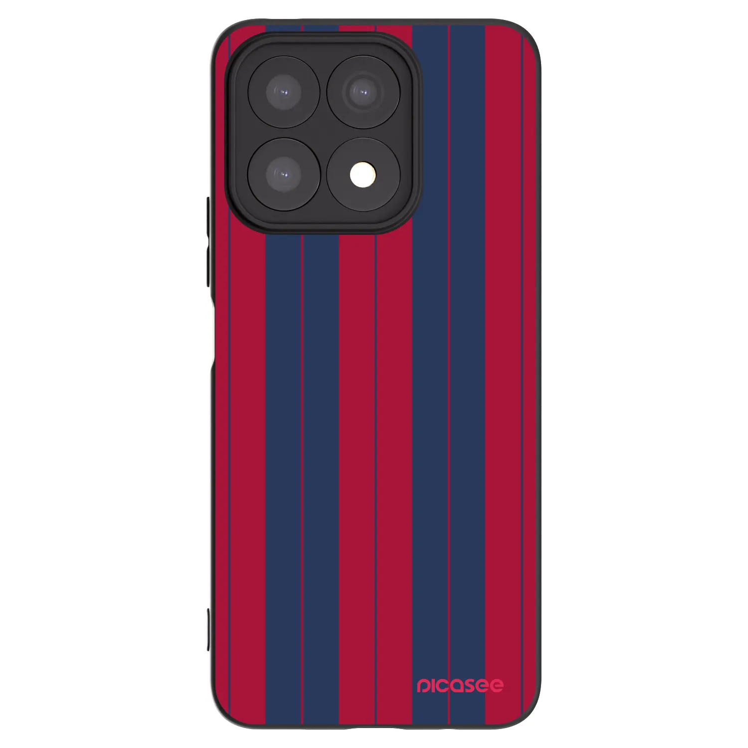 Picasee silikonowe czarne etui na Honor X8a - Yacht club