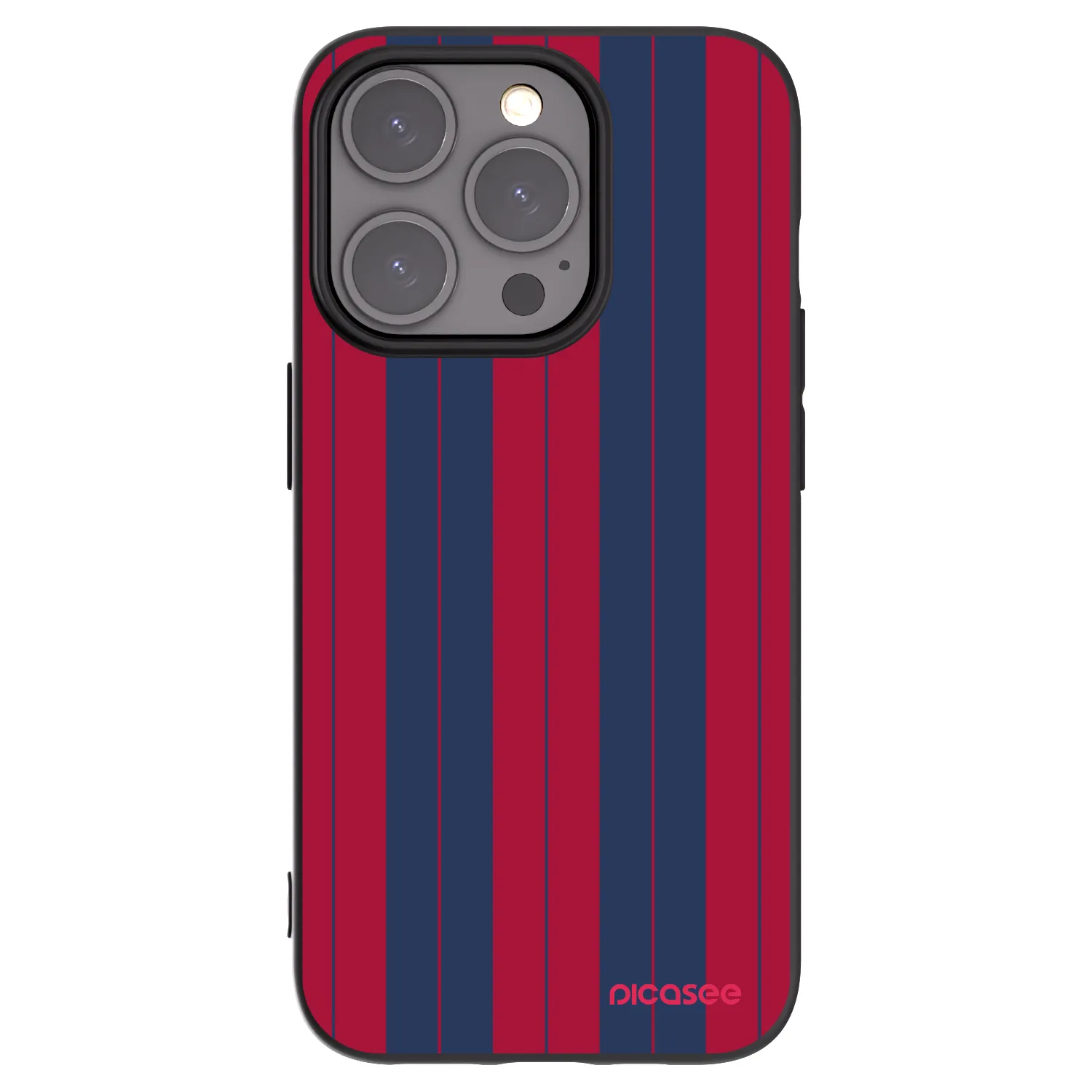 Picasee silikonowe czarne etui na Apple iPhone 15 Pro - Yacht club