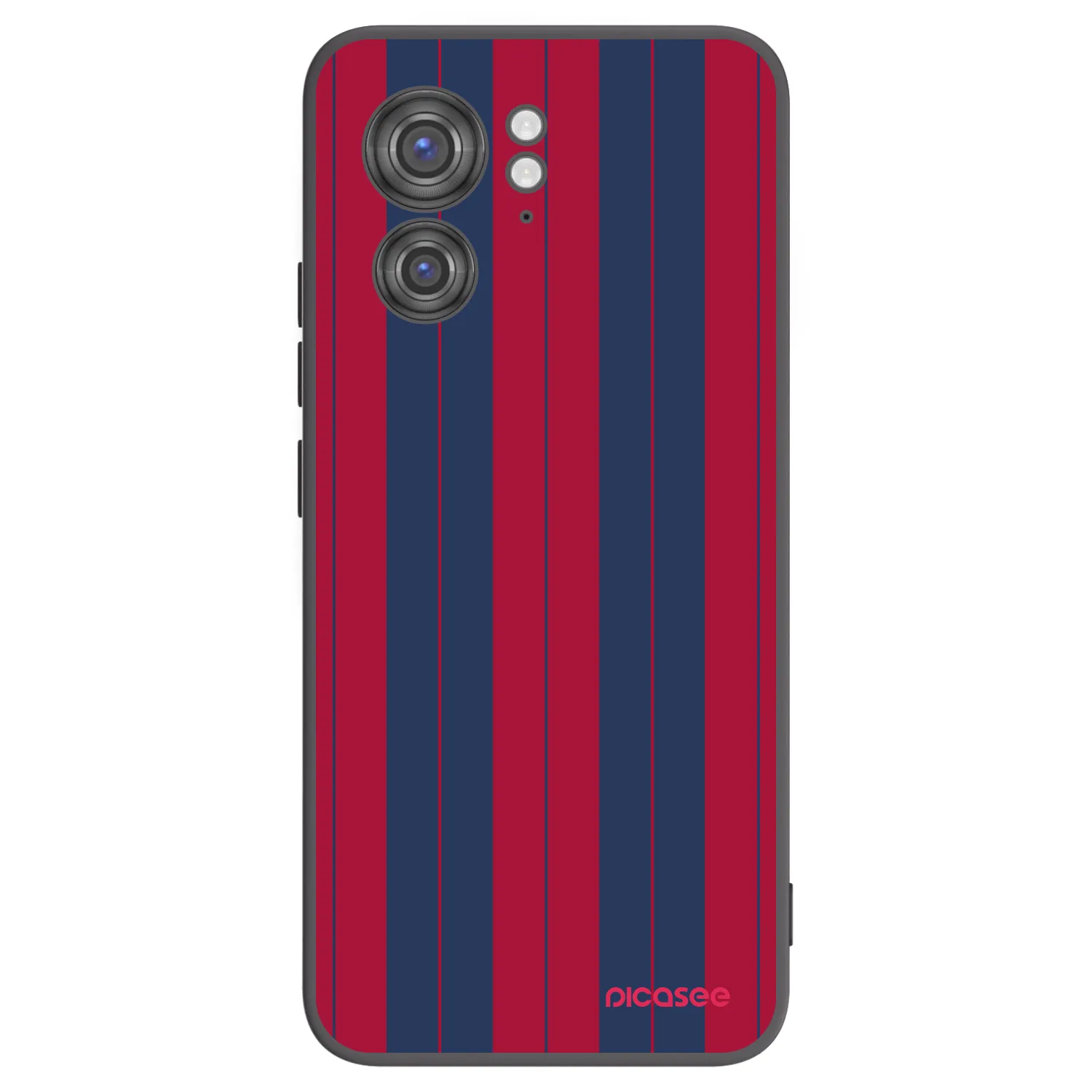 Picasee silikonowe czarne etui na Motorola Edge 40 - Yacht club