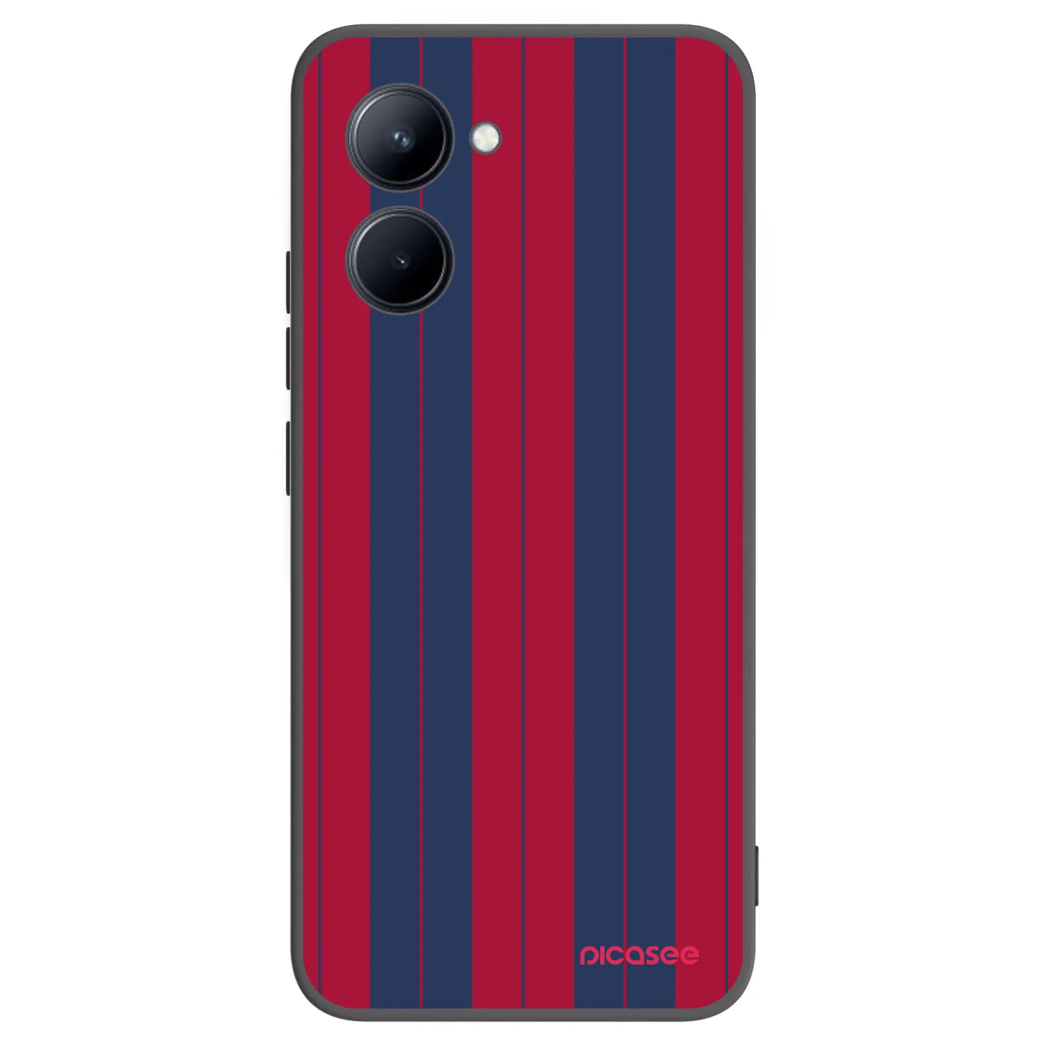 Picasee silikonowe czarne etui na Realme C33 (2023) - Yacht club