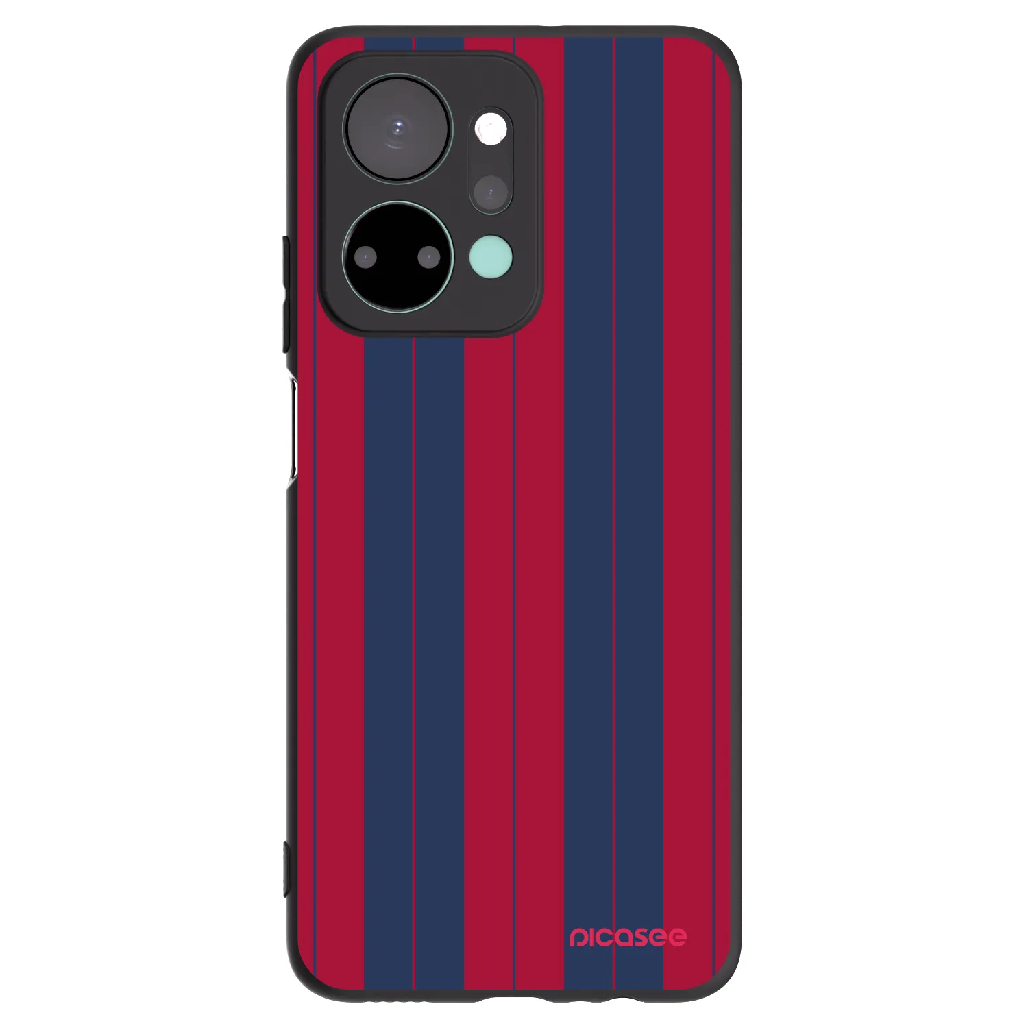 Picasee silikonowe czarne etui na Honor X7a - Yacht club