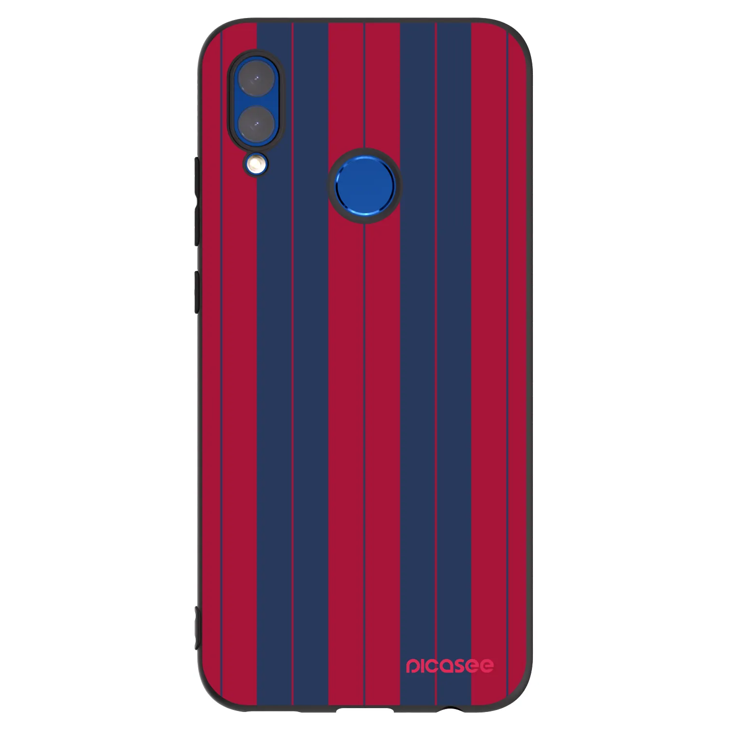 Picasee silikonowe czarne etui na Honor 10 Lite - Yacht club