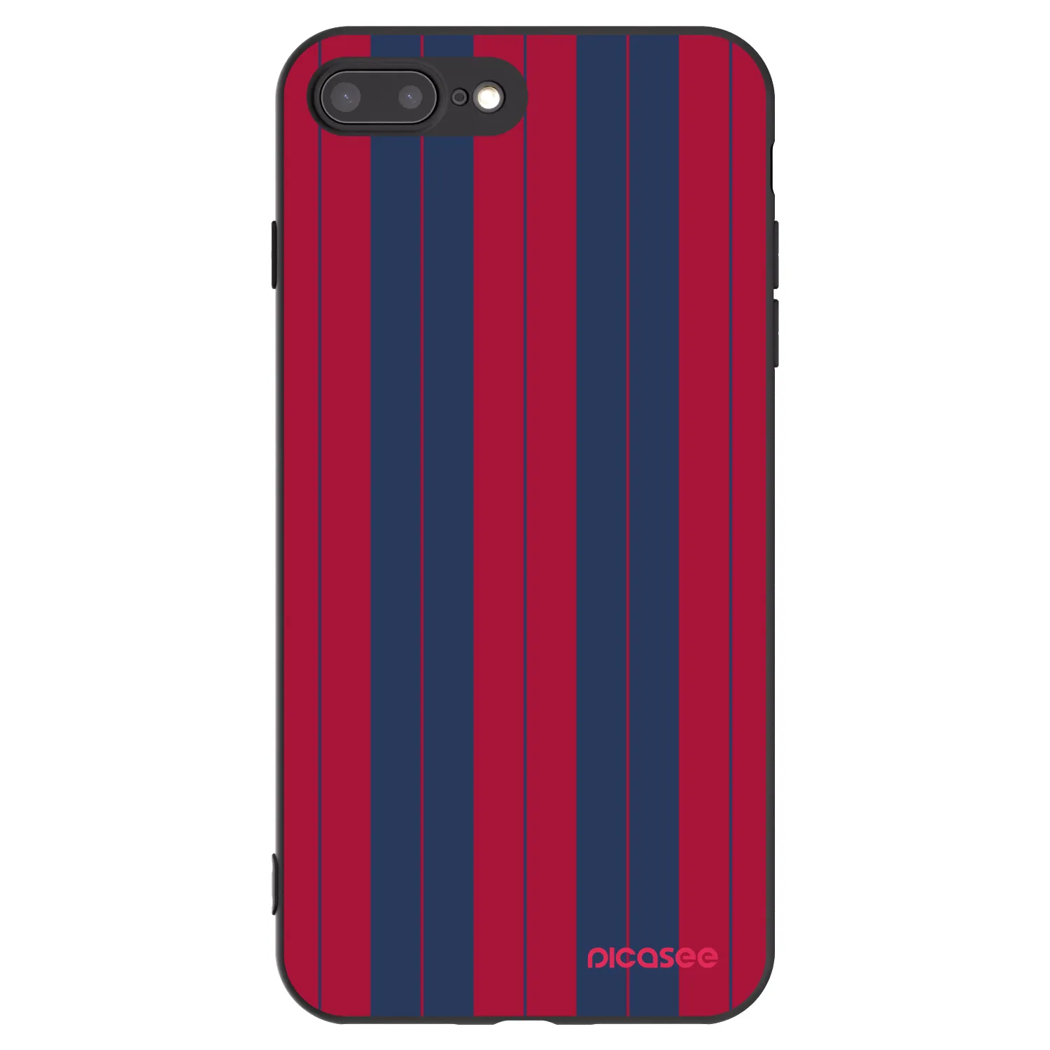 Picasee silikonowe czarne etui na Apple iPhone 7 Plus - Yacht club