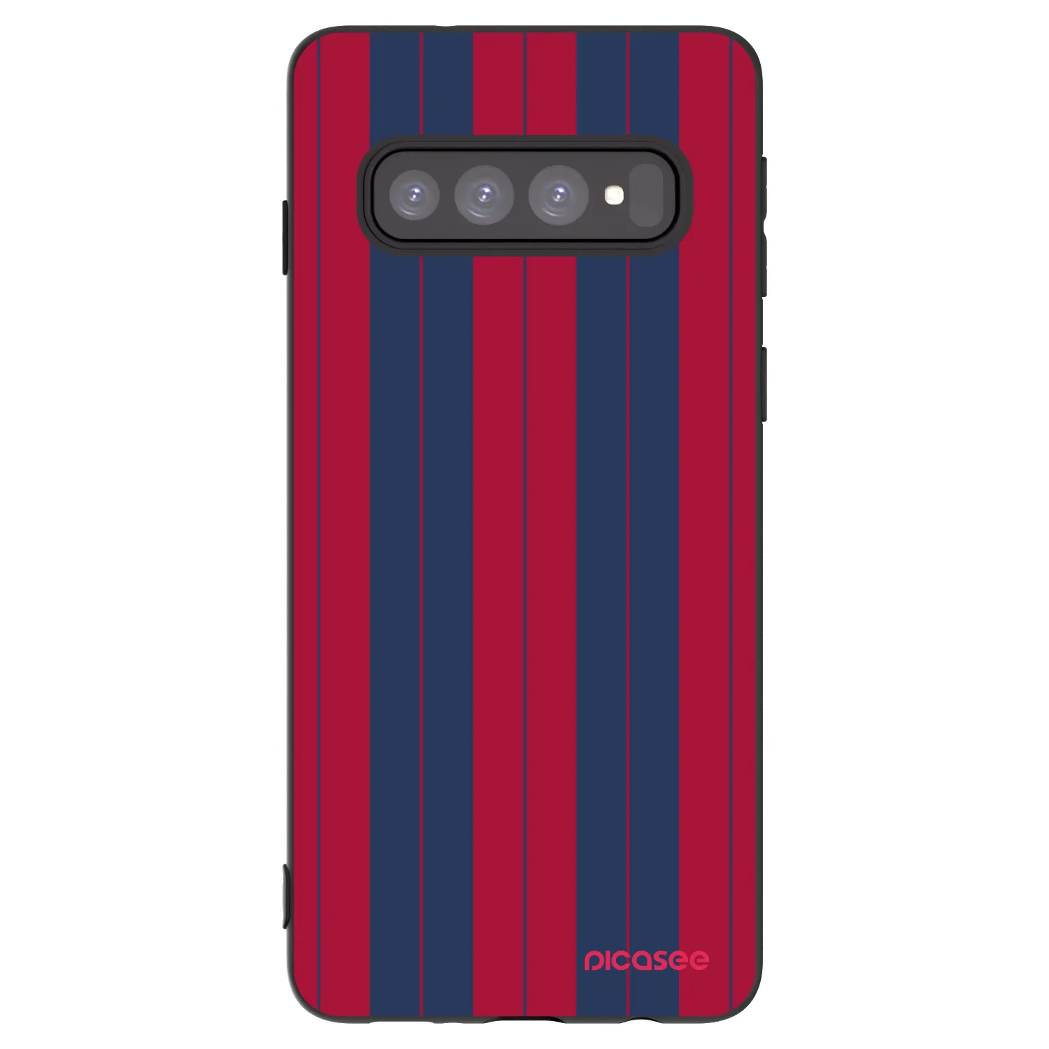 Picasee silikonowe czarne etui na Samsung Galaxy S10 G973 - Yacht club