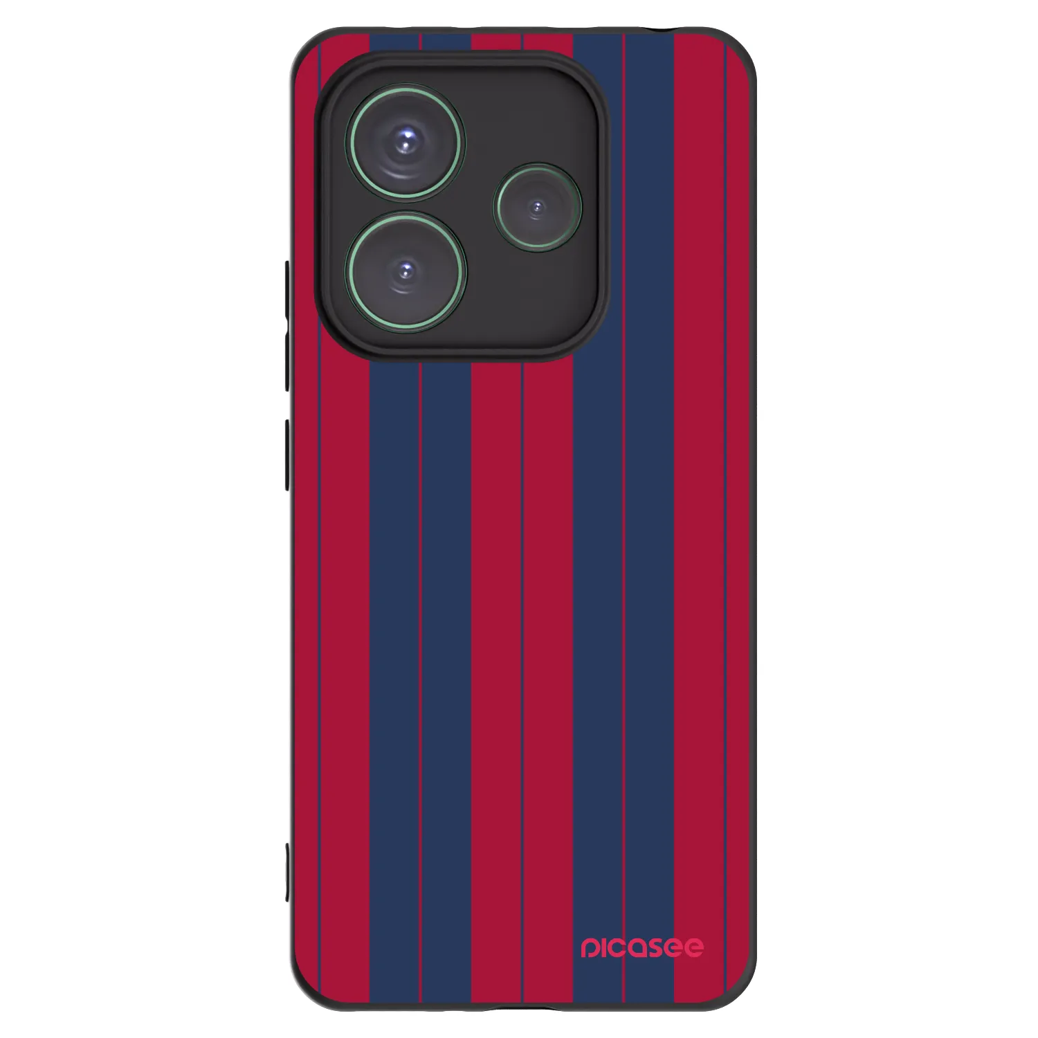 Picasee silikonowe czarne etui na Xiaomi Redmi Note 14 5G - Yacht club