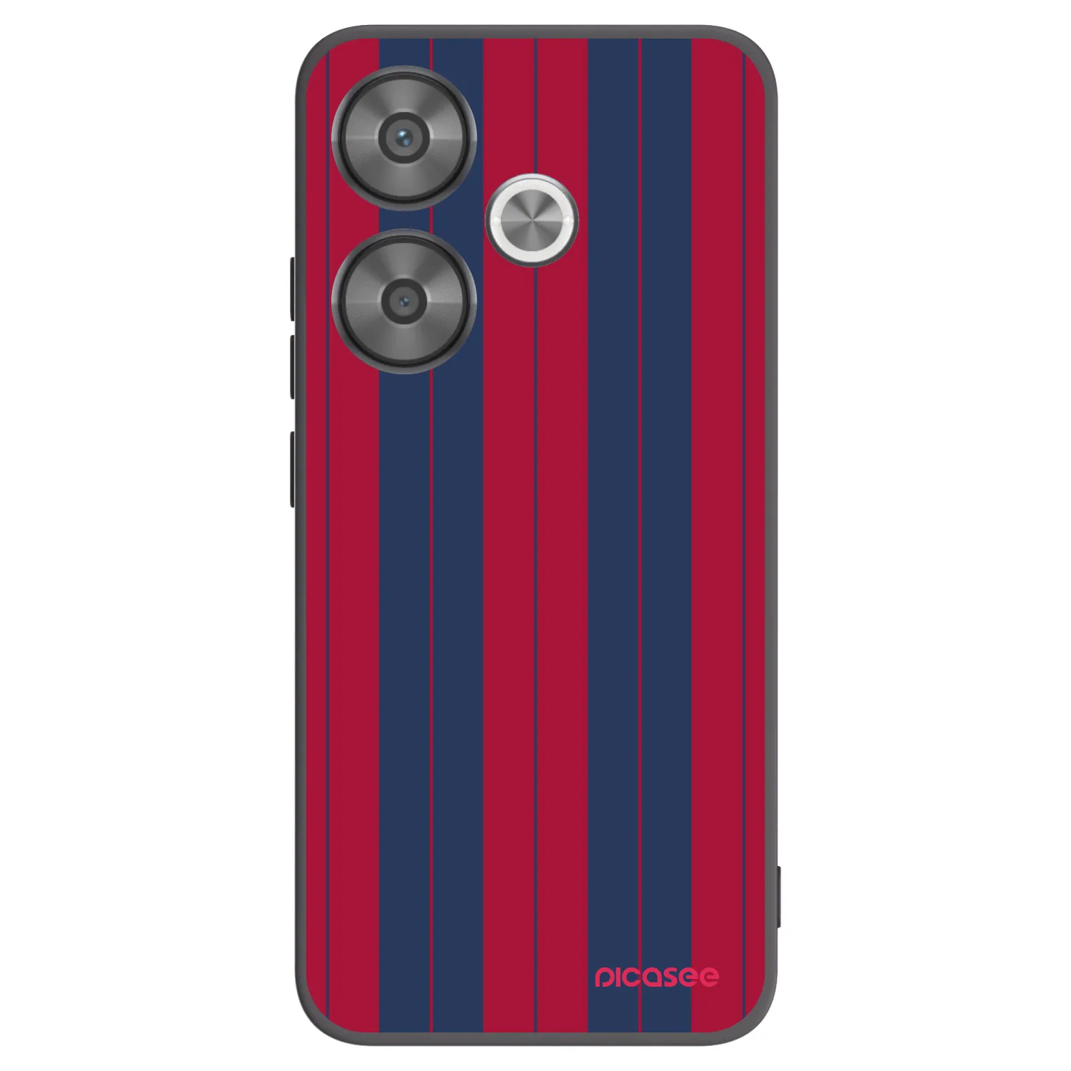 Picasee silikonowe czarne etui na Xiaomi Poco F6 - Yacht club