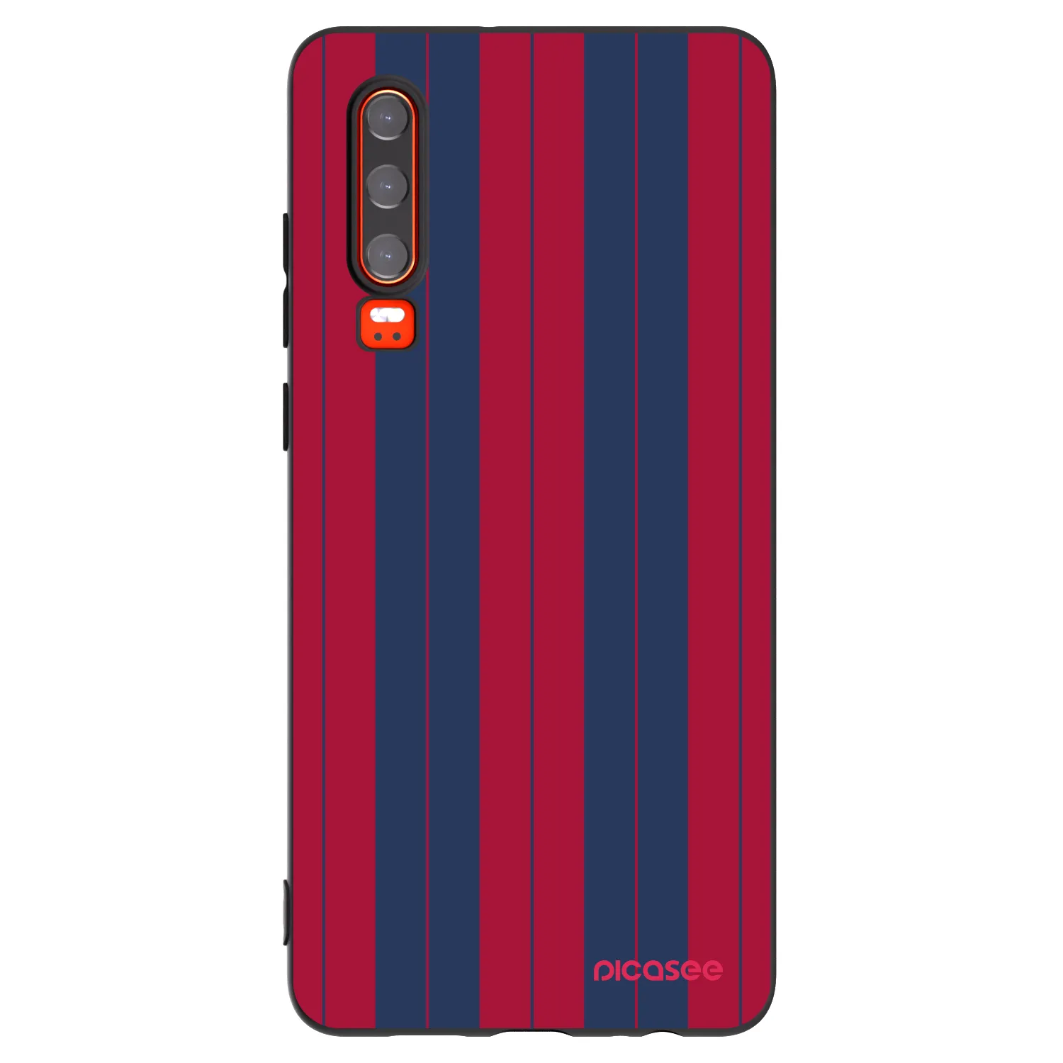 Picasee silikonowe czarne etui na Huawei P30 - Yacht club