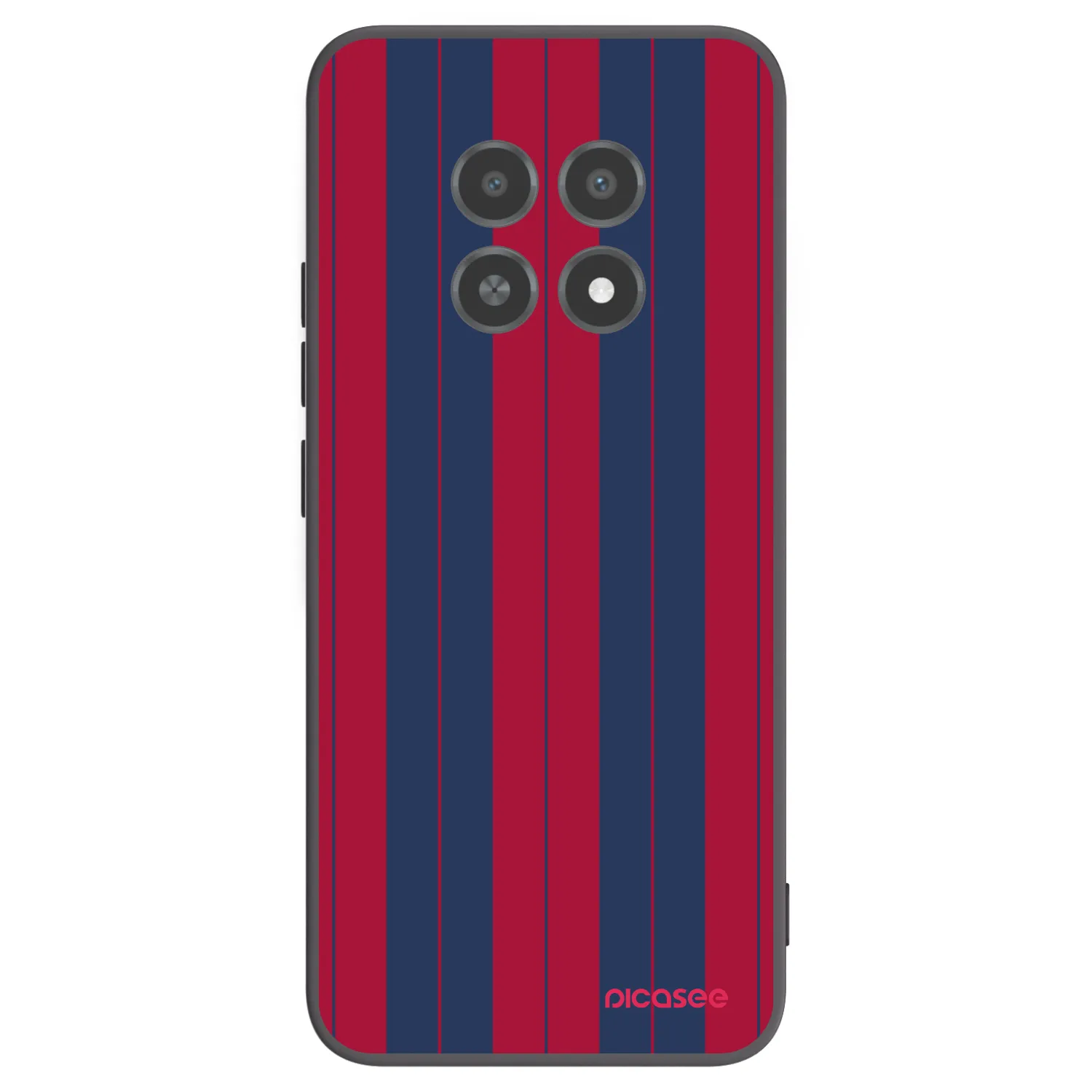 Picasee silikonowe czarne etui na Realme 12X - Yacht club